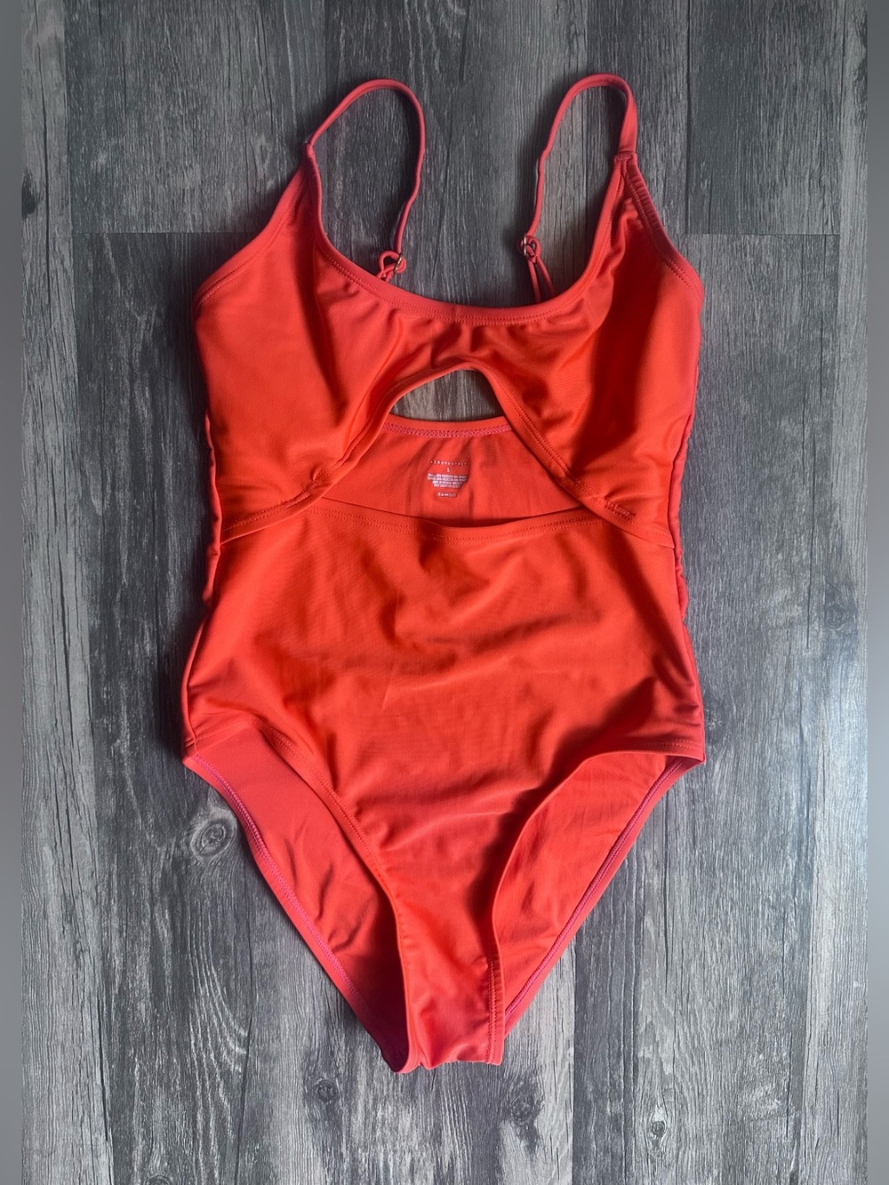 Aeropostale Tangerine Orange One-Piece Swimsuit Women’s Size Small Swimwear